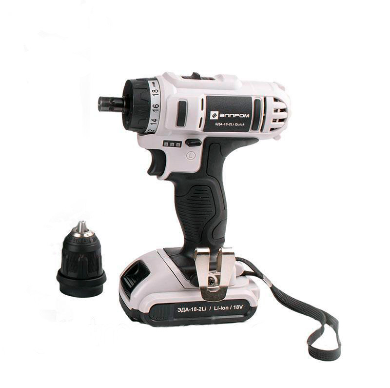 Шуруповёрт Элпром ЭДА-18-2 Li Quick