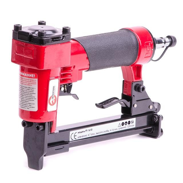 Степлер пневматический INTERTOOL PT-1610 под скобу