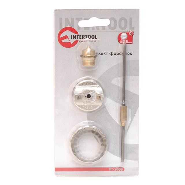Комплект форсунок для краскопульта INTERTOOL PT-2008