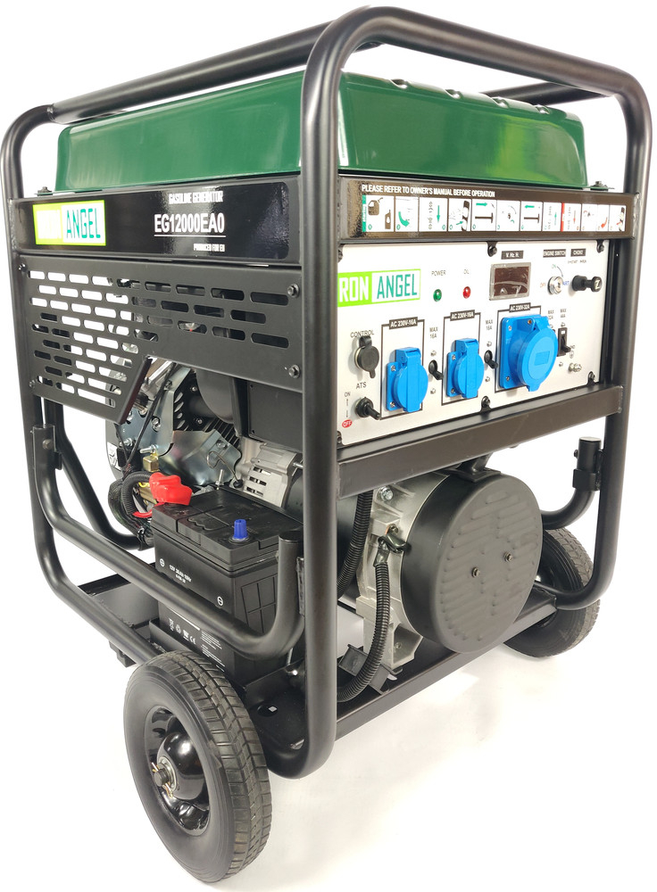 Генератор IRON ANGEL EG12000EA0 + блок автоматики