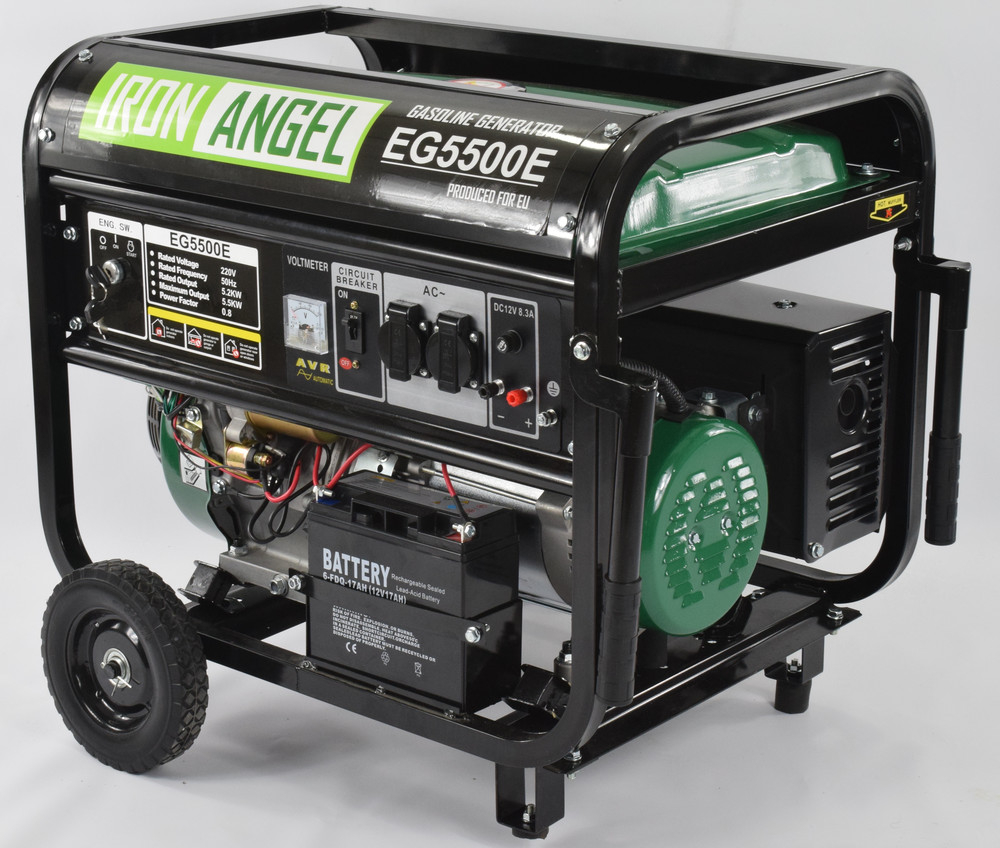 Генератор IRON ANGEL EG5500 E модель 2020г