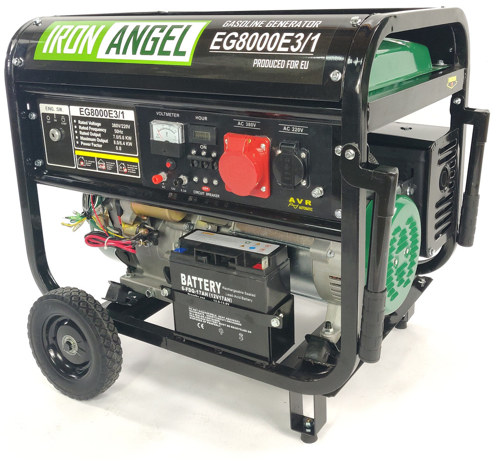 Генератор IRON ANGEL EG8000 E3/1