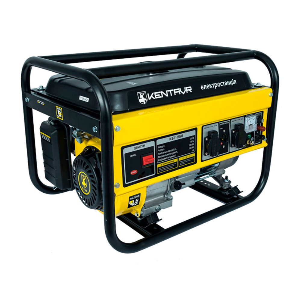 Генератор KENTAVR бензиновый КБГ258