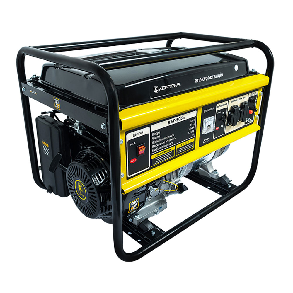 Генератор KENTAVR бензиновый КБГ505а
