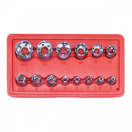 Набор шестигранников и звёзд INTERTOOL HT-1846