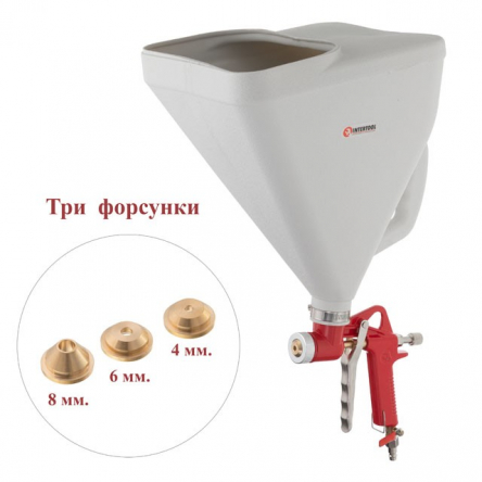 Распылитель штукатурный пневматический INTERTOOL PT-0403