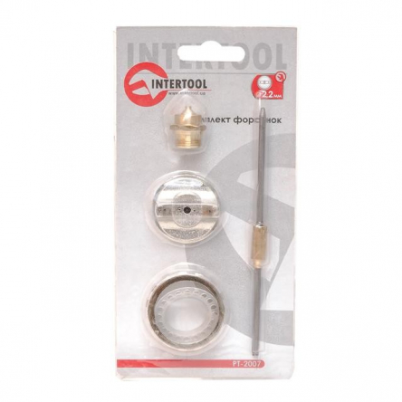 Комплект форсунок для краскопульта INTERTOOL PT-2007