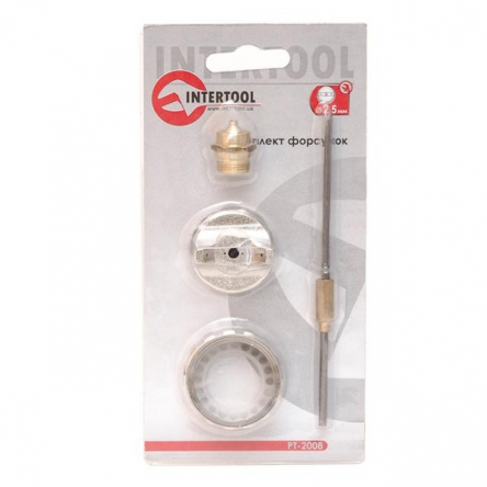 Комплект форсунок для краскопульта INTERTOOL PT-2008