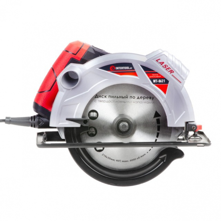 Пила циркулярная INTERTOOL WT-0621