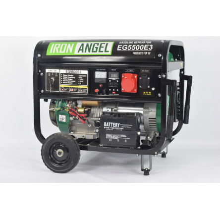 Генератор IRON ANGEL EG5500E3 модель 2020г.
