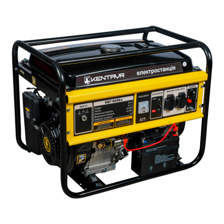 Генератор KENTAVR бензиновый КБГ605Ea