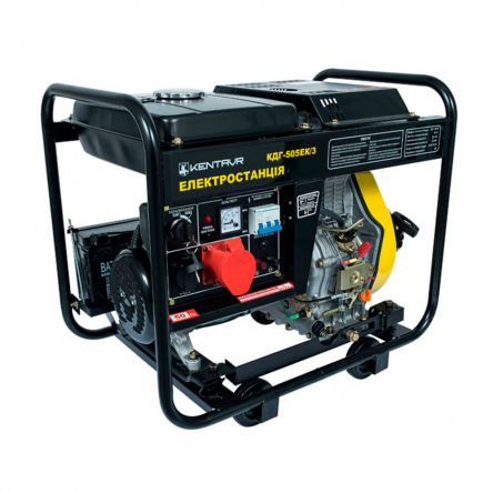 Генератор KENTAVR дизельный КДГ505EК/З